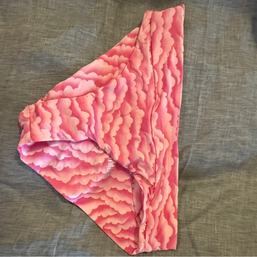 Frankie's Bikinis Gavin Pink Cloud Bikini Bottom, size large